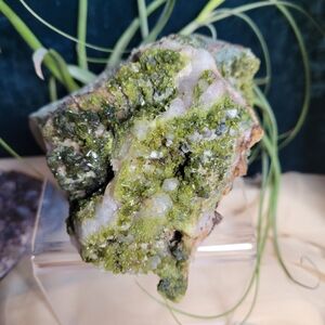 2.2lbs | Epidote, Prehnite & Quartz Crystal Specimen | Luxury Home Decor | Gift